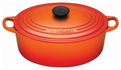 Le Creuset 5 Qt. Signature Oval Dutch Oven - Flame - Traditional ...