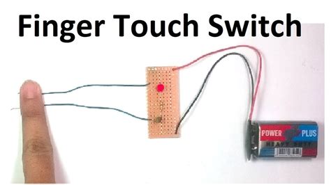 How To Make Simple Touch Switch Using N Transistor Youtube