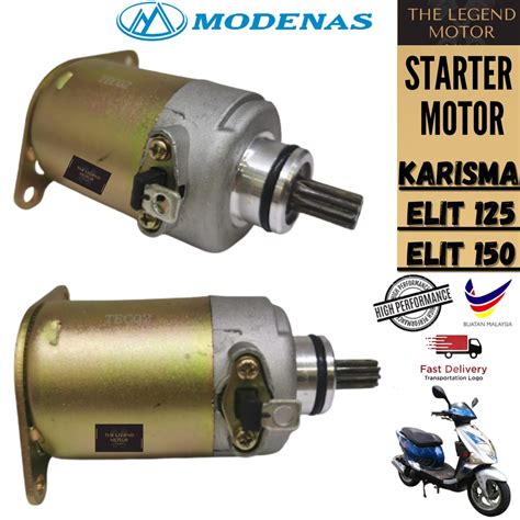 Modenas Karisma Elit Elit Starter Motor Assy Stater Moto