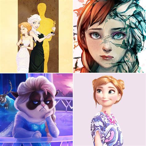 Frozen Fan Art Popsugar Celebrity