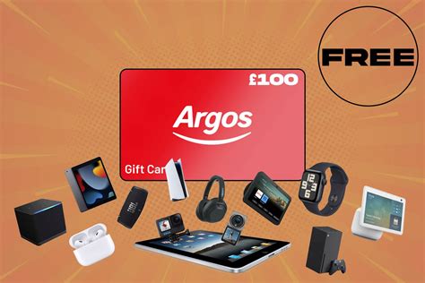 Free Chance To Win £100 Argos Voucher Prize Tripled Over £1 Spend