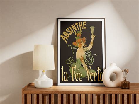 Absinthe Vintage Poster Nostalgische Werbeplakate Retro Anzeigenkunst