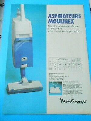 Publicit Advertising Aspirateurs Moulinex Simples Puissants Ebay