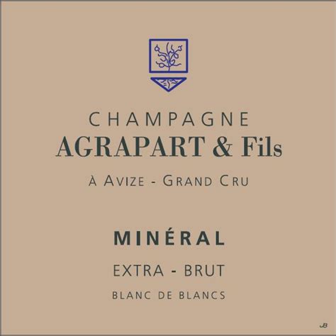 Agrapart Extra Brut Blanc De Blancs Grand Cru Min Ral Magnum