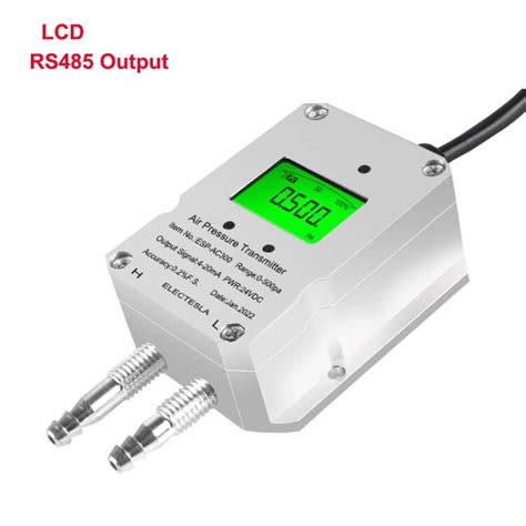 Lcd Output Rs Pa Air Or Pressure Transducer Input By