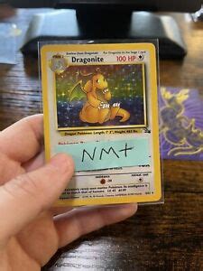 Dragonite Fossil Unlimited Holo Price Guide Sports Card