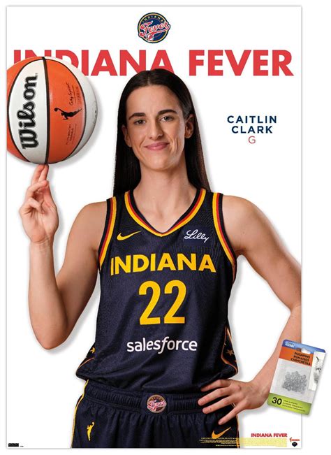 Wnba Indiana Fever Caitlin Clark Feature Series 24 Wall Poster With