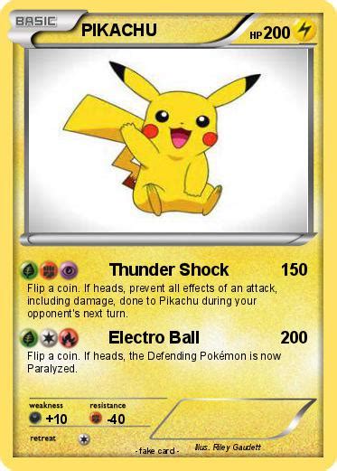 Pokémon Pikachu 16913 16913 Thunder Shock My Pokemon Card