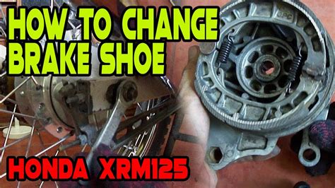 Pano Mag Palit Ng Rear Drum Brake Shoe Honda Xrm Youtube