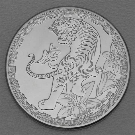 Silbermünze 1oz Niue Lunar Jahr des Tigers 2022 kaufen