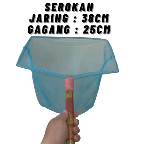 Jual Saringan Serokan SESER Jaring Ikan Hias Koi KOI NILA LELE MAS