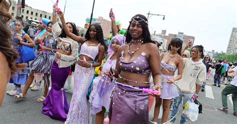 41st Annual Coney Island Mermaid Parade Draws Spectators From Across