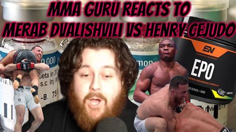 Mma Guru Reacts To Merab Dvalishvili Vs Henry Cejudo Youtube