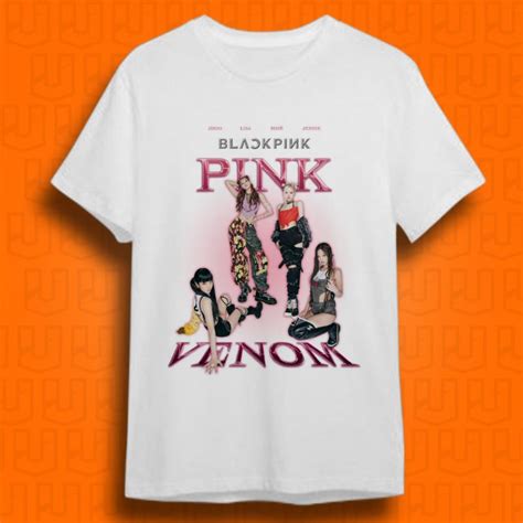 Camiseta Blackpink Kpop Pink Venom Shopee Brasil