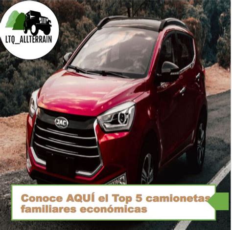 Conoce AQUI El Top 5 Camionetas Familiares Economicas