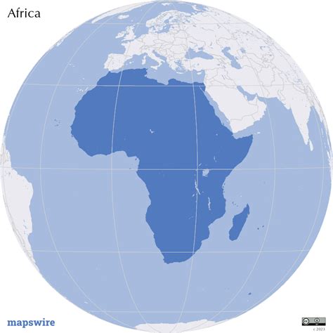 Free Maps of Africa | Mapswire