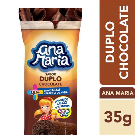 Bolinho Ana Maria QD Duplo Chocolate 35g Pão de Açúcar