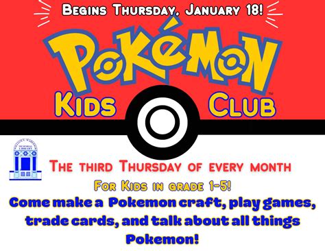 Pokémon Kids Club - Milford Kids Thrive