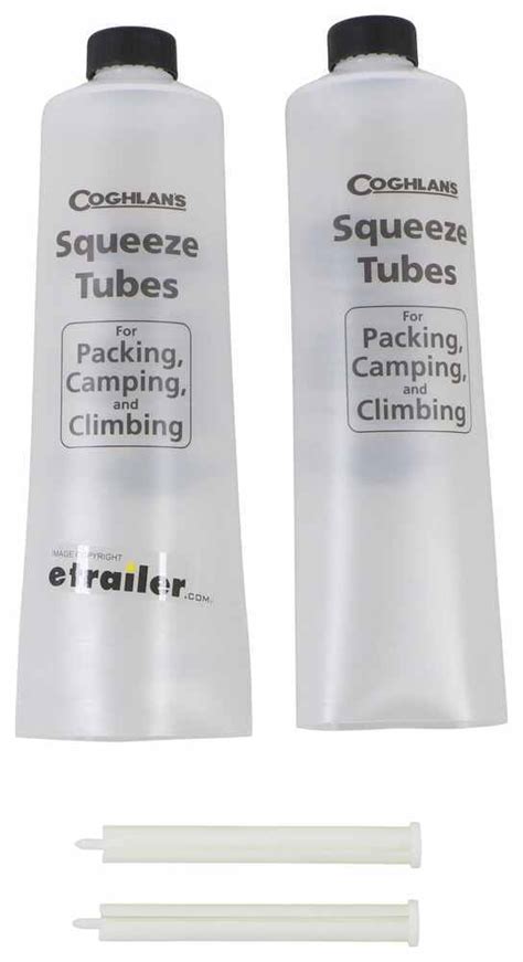 Coghlans Food Safe Squeeze Tubes Qty 2 Coghlans Camping Kitchen Cg53fr