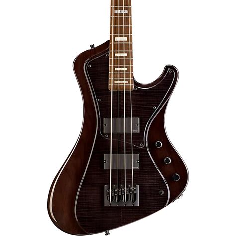 Esp E Ii Stream Electric Bass Guitar See Thru Black Guitar Center