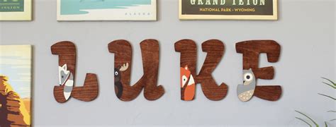 How To Paint Woodland Creature Letters Craftcuts