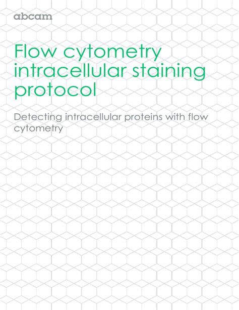 Flow Cytometry Intracellular Staining Protocol