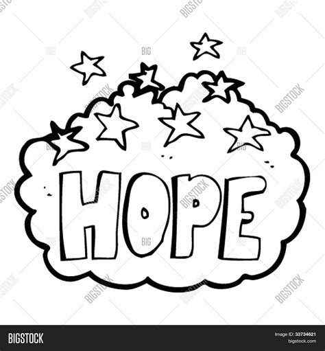 Cartoon Hope Sign Vector & Photo (Free Trial) | Bigstock