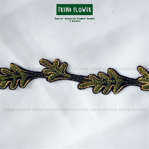 Jual Renda Bordir Motif Bunga Rambat Guiper Renda Shiro Aksesoris