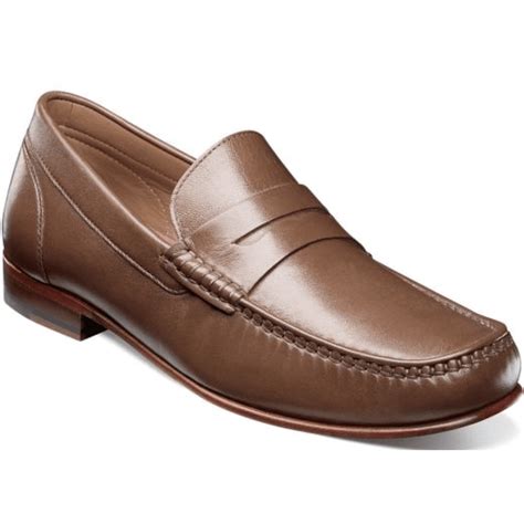 Florsheim Florsheim Mens Shoes Beaufort Moc Toe Penny Loafer Cognac