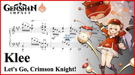 Let S Go Crimson Knight Klee Character Demo Genshin Impact