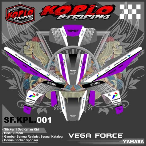 Jual Stiker Decal Full Body Motor Yamaha VEGA FORCE Stiker Decal Full