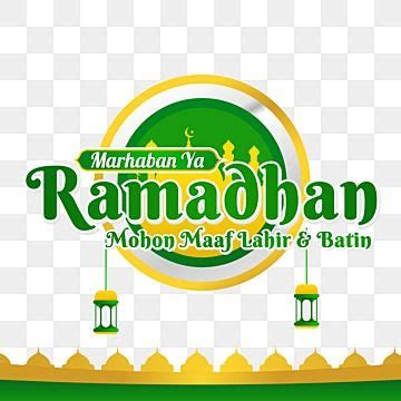 Ramadhan Vector Design Images Kartu Ucapan Marhaban Ya Ramadhan Mohon