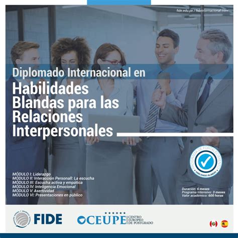 Habilidades Blandas Para Las Relaciones Interpersonales Fide