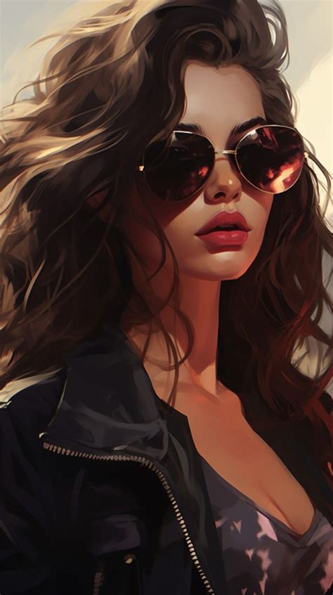 Cute Anime Girl Wearing Sunglasses Aesthetic 100 Wallpaper Images And Photos