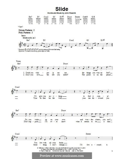 Slide Goo Goo Dolls By J Rzeznik Sheet Music On Musicaneo