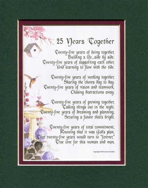 Genie's Poems: Milestone Anniversary Poems!