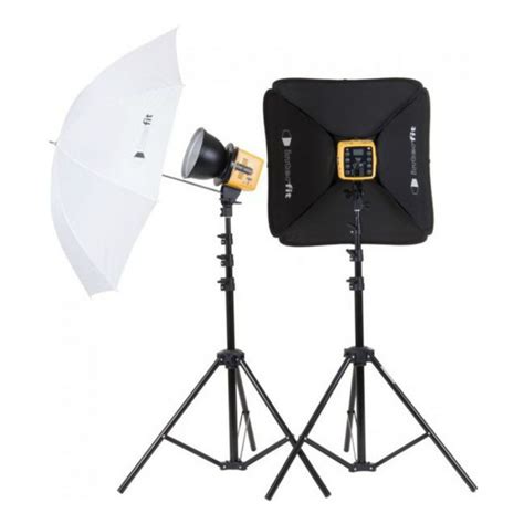 Interfit Kit 2x Testa Honey Badger 320Ws Ombrello Softbox