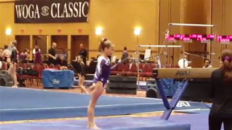 Madisons Beam Routine 2016 Woga Classic Youtube