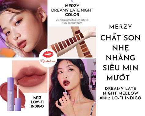 Review Son Merzy M12 Lo Fi Indigo Màu Hồng Đất Hot Nhất