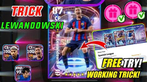 Trick To Get Show Time Spanish League R Lewandowski R