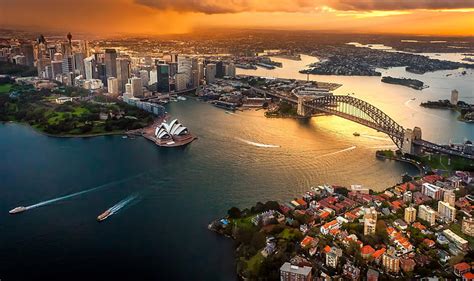 HD wallpaper: sydney, sydney harbour, bridge, landmark, cityscape, boats | Wallpaper Flare