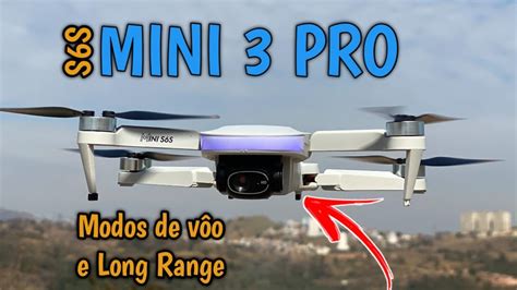 S6s MINI 3 PRO Modos De Voo E Long Range Drone Bom E Barato Para