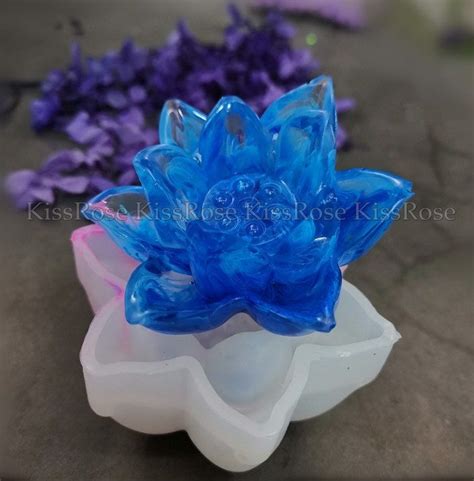 Lotus Silicone Mold Flower Sillicon Mold Flower Resin Etsy In 2023