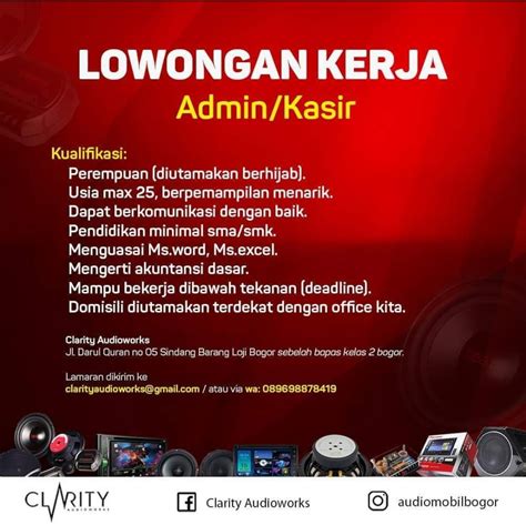 Lowongan Kerja Admin Kasir AtmaGo