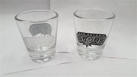 San Antonio Spurs Shot Glass 2 Pack Clear San Antonio Spurs Shot Glass Spurs