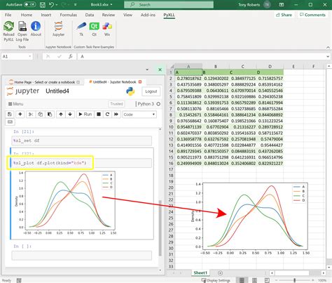 Python Jupyter Notebooks In Excel Pyxll