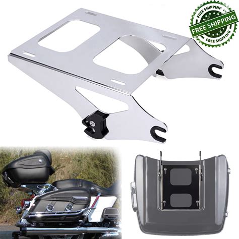 Detachable Two-Up Tour Pak Pack Mounting Luggage Rack For Harley ...