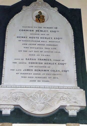 Cornish Henley Memorial St Stephen S Church Winsham Flickr