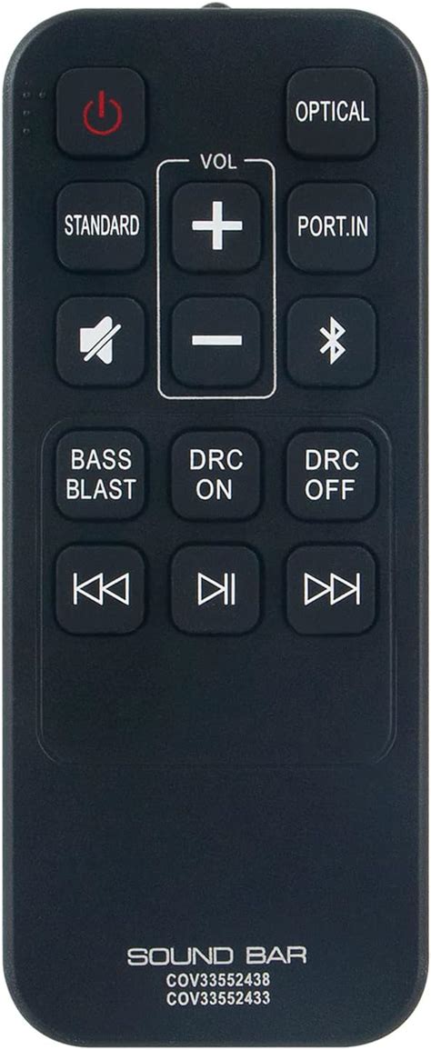 Amazon COV33552438 Replaced Remote Fit For LG Sound Bar SK1