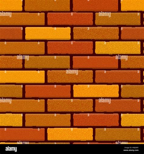 Brick Wall Seamless Vector Illustration Background Stock Vector Image And Art Alamy